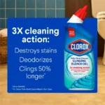 Clorox Toilet Bowl Cleaner Clinging Bleach Gel, Ocean Mist, 24 fl oz, 2 Pack - Image 4