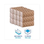 Boardwalk C-Fold Bleached White Paper Towels, 200 sheets, 12 ct - Image 3