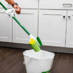 Libman Nitty Gritty Sponge Mop with Built-in Scrub Brush - Image 2