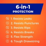 Hefty Ultra Strong Multipurpose Large Trash Bags, Black, Fabuloso Scent, 30 Gallon, 50 Count - Image 2