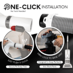 Upgraded OEM Selgo Replacement Hose Handle for Shark Rotator Lift-Away Vacuum NV355 NV355WM NV355WM1 NV356 NV356Q NV356E NV356K NV357 NV358 NV370 UV440 (NV360 NV360K Blue UV550 Gray NV391 Red) 153FFJ - Image 2