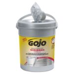 Gojo, GOJ639606, Scrubbing Wipes, 1 Each, White - Image 2