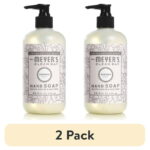 (2 pack) Mrs. Meyer's Clean Day Liquid Hand Soap, Gardenia Scent, 12.5 Ounce Bottle