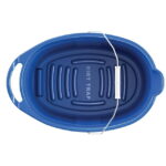Auto Drive Plastic 12-Quart Oval Bucket, Blue - Image 3