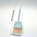 Kids Broom & Dustpan, Colorful Cleaning Toy Set, Child-Safe Housework Tools, Rotating 180° Broom, Built-In Comb Dustpan, Encourages Responsibility, Fun Learning Gift - Image 2
