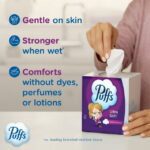 Puffs Ultra Soft Facial Tissues, 6 Family Size Boxes, 124 Tissues per Box - Image 2