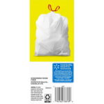 Great Value 8-Gallon Drawstring Medium Trash Bags, Citrus Burst, 40 Bags - Image 3