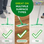 Swiffer Sweep + Mop, Broom & Mop Alternative, Dry & Wet Floor Cleaner, Fresh Scent, Cleaning Set - Image 2