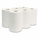Morcon Tissue 10 Inch TAD Roll Towels, 1-Ply, 10" x 550 ft, White, 6 Rolls/Carton -MORVT106 - Image 3