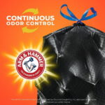 Hefty Ultra Strong Multipurpose Large Trash Bags, Black, Fabuloso Scent, 30 Gallon, 50 Count - Image 3