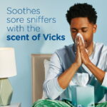 Puffs Plus Lotion with the Scent of Vicks Facial Tissues, 4 Cubes, 48 Tissues Per Box - Image 2