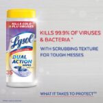 Lysol Dual Action Disinfecting Wipes, Citrus 150ct (2X80ct), Tested & Proven to Kill COVID-19 Virus, Packaging May Vary - Image 3