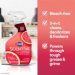 Clorox Scentiva Bleach-Free Multi-Surface Cleaner Spray, Grapefruit & Orange Blossom, 32 fl oz - Image 2