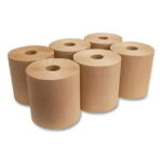 Morcon Tissue Morsoft Universal Roll Towels, 8" x 800 ft, Brown, 6 Rolls/Carton -MORR6800 - Image 2