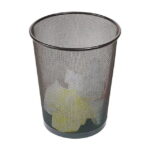Brighton Staples Indoor Trash Can Without Lid Black Steel Mesh 5 Gal. (56903) 56903-CC