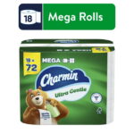 Charmin Ultra Gentle Toilet Paper, 18 Mega Rolls, 231 Sheets Per Roll