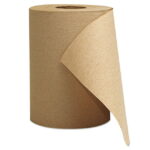 GEN G1804 8 in. x 300 ft. 1-Ply Hardwound Roll Towels - Brown (12 Rolls/Carton)
