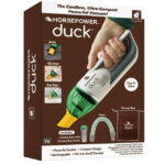 Horsepower Duck Vacuum, Rechargeable Handheld Vacuum with Accessories - New - Cordless - Portable - As Seen on TV