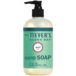 Mrs. Meyer's Clean Day Liquid Hand Soap, Mint Scent, 12.5 fl oz Bottle