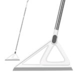 Tyethy Magic Broom Multifunction Rubber Push Broom for Bathroom, Window, Indoor Cleaning, 52" Long Silicone Broom, Squeegee, Pet Hair Remover