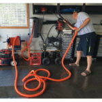 Cen-Tec Systems Industrial Hose Reel and 50 Ft. Hose for Shop Vacuums - Image 3