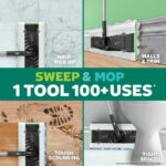 Swiffer Sweep + Mop Deluxe, Kit Includes 1 Device, 3 HD Wet Mopping Pads, 5 HD Dry Sweeping Cloths - Image 3