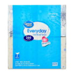 Great Value Everyday Soft Facial Tissues, 4 Cubes, 70 Tissues per Cube, 2-Ply, Compare to Kleenex® - Image 2