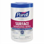 Purell Surface Sanitizing Wipes. Eliminates Listeria, E. Coli, and Norovirus. 110 Wipes p/Pack. - Image 2