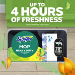 Swiffer Heavy Duty Mop Wet Multi-Surface Cloth Refills for Floor Mopping, Lavender, 20 Count - Image 3