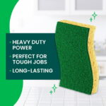 Scotch-Brite Heavy Duty Scrub Sponge, 3 Scrubbing Sponges - Image 3