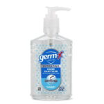 Germ-X Hand Sanitizer, Hydrating with Hyaluronic Acid, 8 Fl Oz Pump Bottle, Instant & No Rinse Formula, Sanitizing Liquid Gel safe on all Skin Types - Image 3