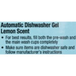 Great Value Automatic Dishwasher Gel, Lemon Scent, 75 Ounce, 1 Count - Image 3