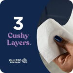 Quilted Northern Ultra Plush 3-Ply Toilet Paper, 30 Mega Rolls, 255 Sheets Per Roll - Image 3