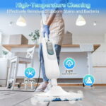 YOMA Steam Mop,6 in 1 Scrubbing Steam Vacmop for Kitchen,Hardwood Floor,Marble Floor,Carpet - Image 3