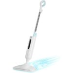 SIMENMAX Simenmax Steam Mop with 2 Washable Pads, Lightweight Steam Mop for Hardwood, Tile & Laminate Floors，White&Green - Image 2