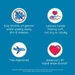 Wet Ones Antibacterial Hand Wipes, Fresh Scent, 40 Ct Canister, Hypoallergenic - Image 2