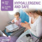 Body Wipes for Women - 12 Pack - 120 Extra Thick Deodorant Wipes - Rinse-Free Lavender Body Wipes - Wet Wipes for Body And Face - Personal Hygiene Wipes for Women Men Teens Adults - biodegradable - Image 3